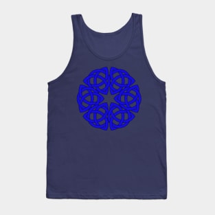 Celtic Knot Circle in Blue Tank Top